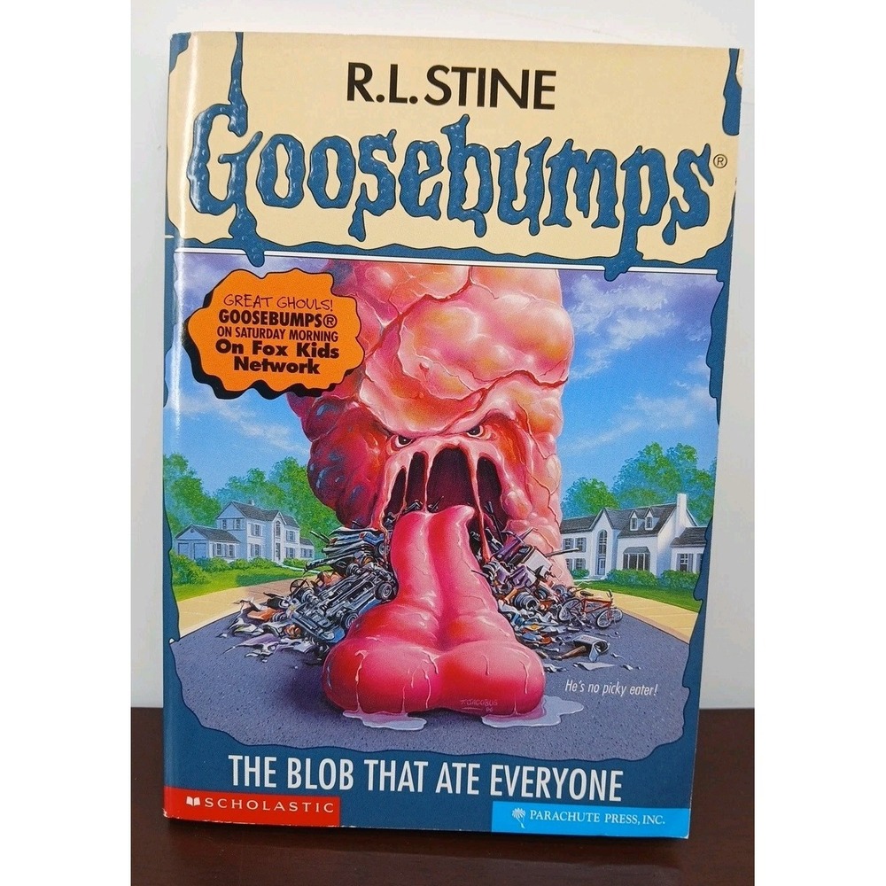 Goosebumps #55 The Blob That Ate Everyone by RL Stine 1st Printing EUC